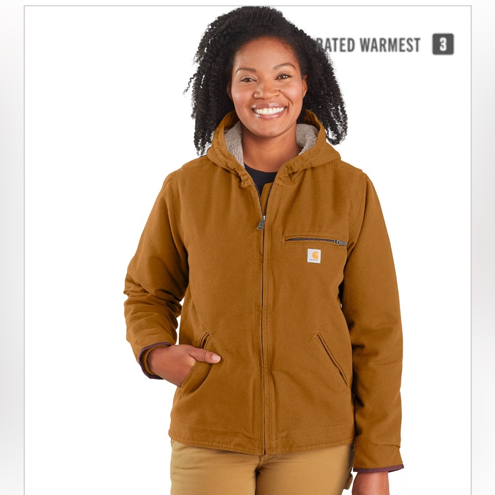CARHARTT WOMEN'S SHERPA LINED JACKET